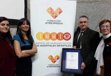 El Servicio de Pediatra ha sido reconocido por sus buenas prcticas en Humanizacin por la Fundacin Atresmedia